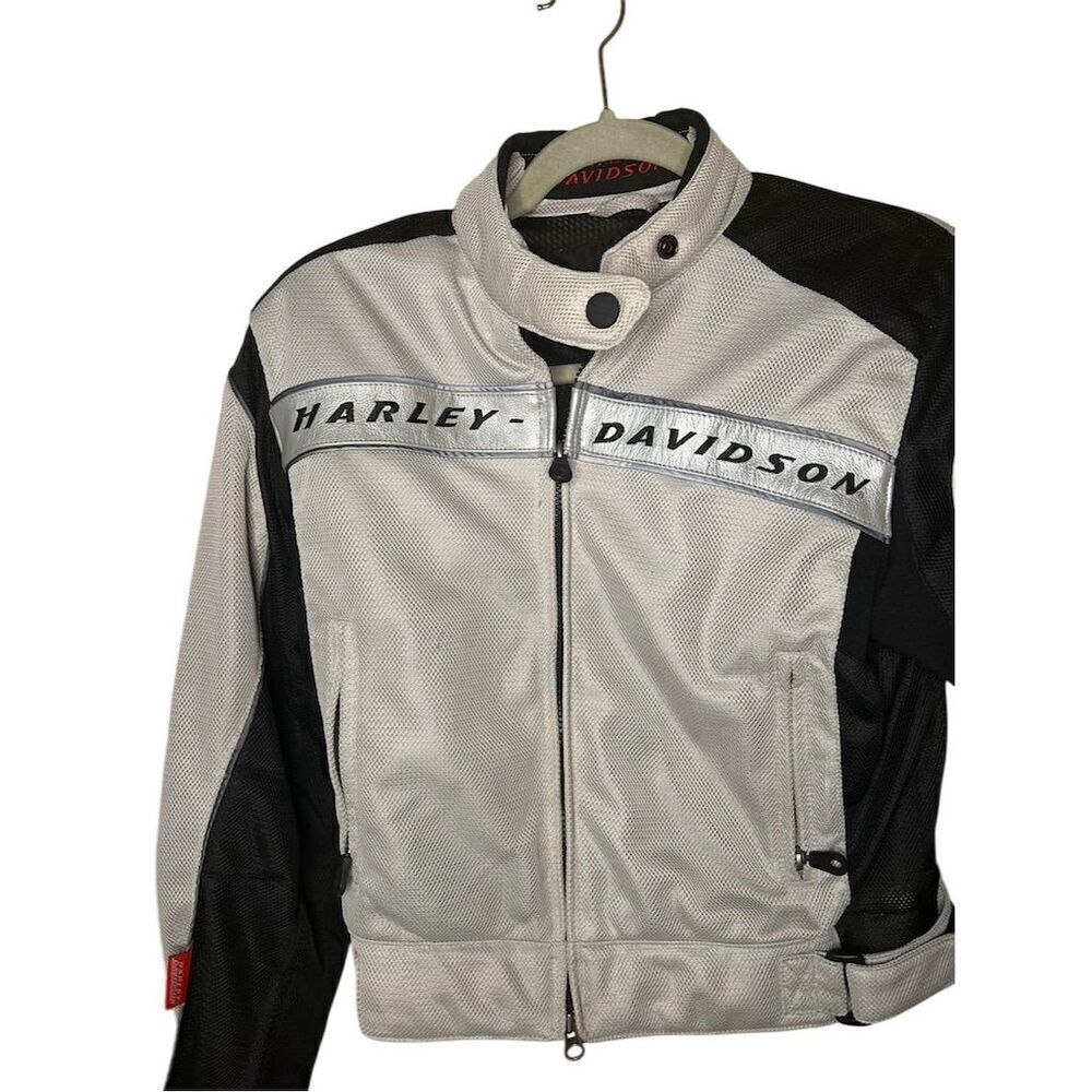 Harley-Davidson Women’s Motorcycle Jacket S Black / Silver Reflective - Picture 4 of 8